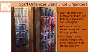 scarf organizer