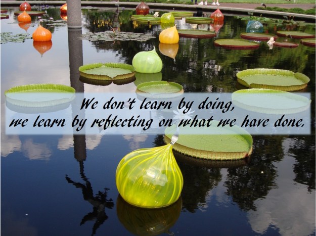 We learn by reflecting