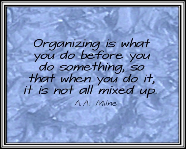 organizing