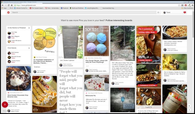 pinterest newsfeed