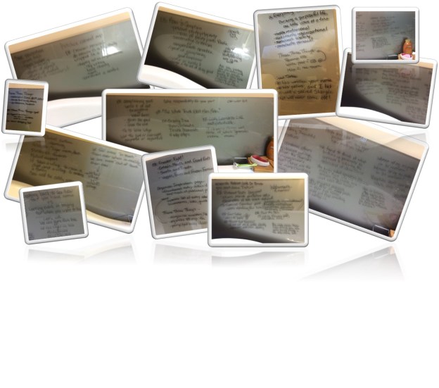 the writing on the wall